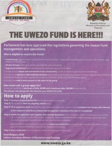 Uwezo Fund Advertisement
